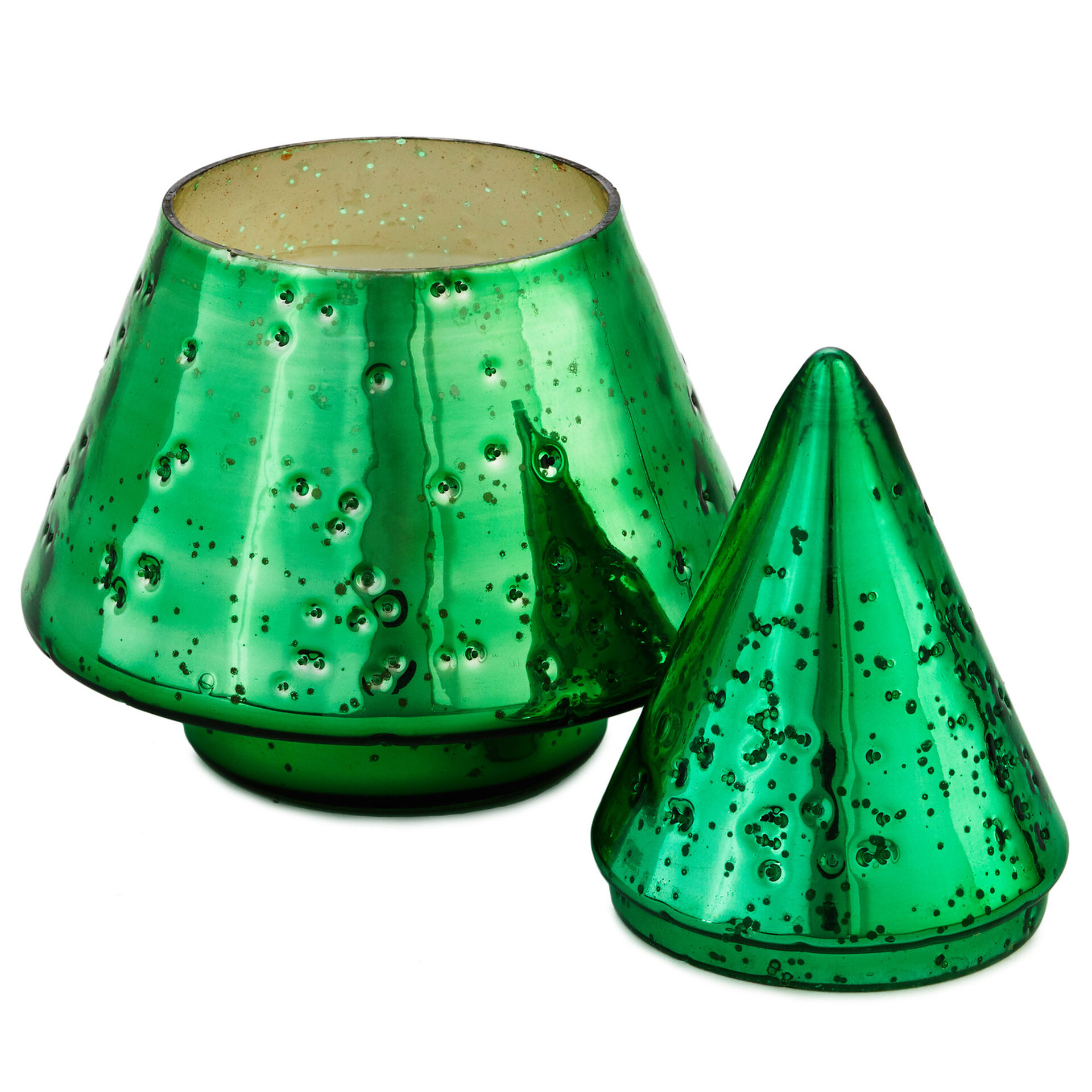 Mercury Glass Christmas Tree Candle Candles Hallmark