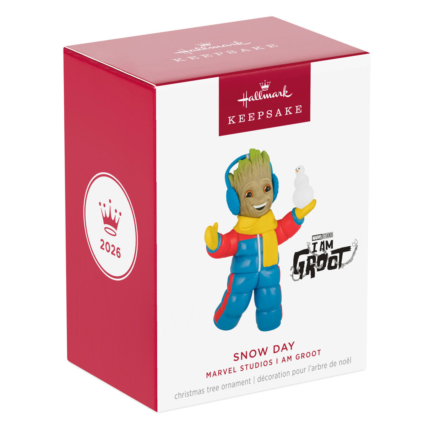 Marvel Studios I Am Groot Snow Day Ornament - Keepsake Ornaments