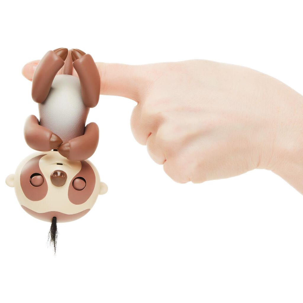 Fingerlings Kingsley Baby Sloth Toy Brown Dolls Pretend Play Brown Fingerlings Kingsley Baby Sloth Toy