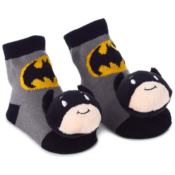 Batman™ itty bittys® Baby Rattle Socks, , large image number 1