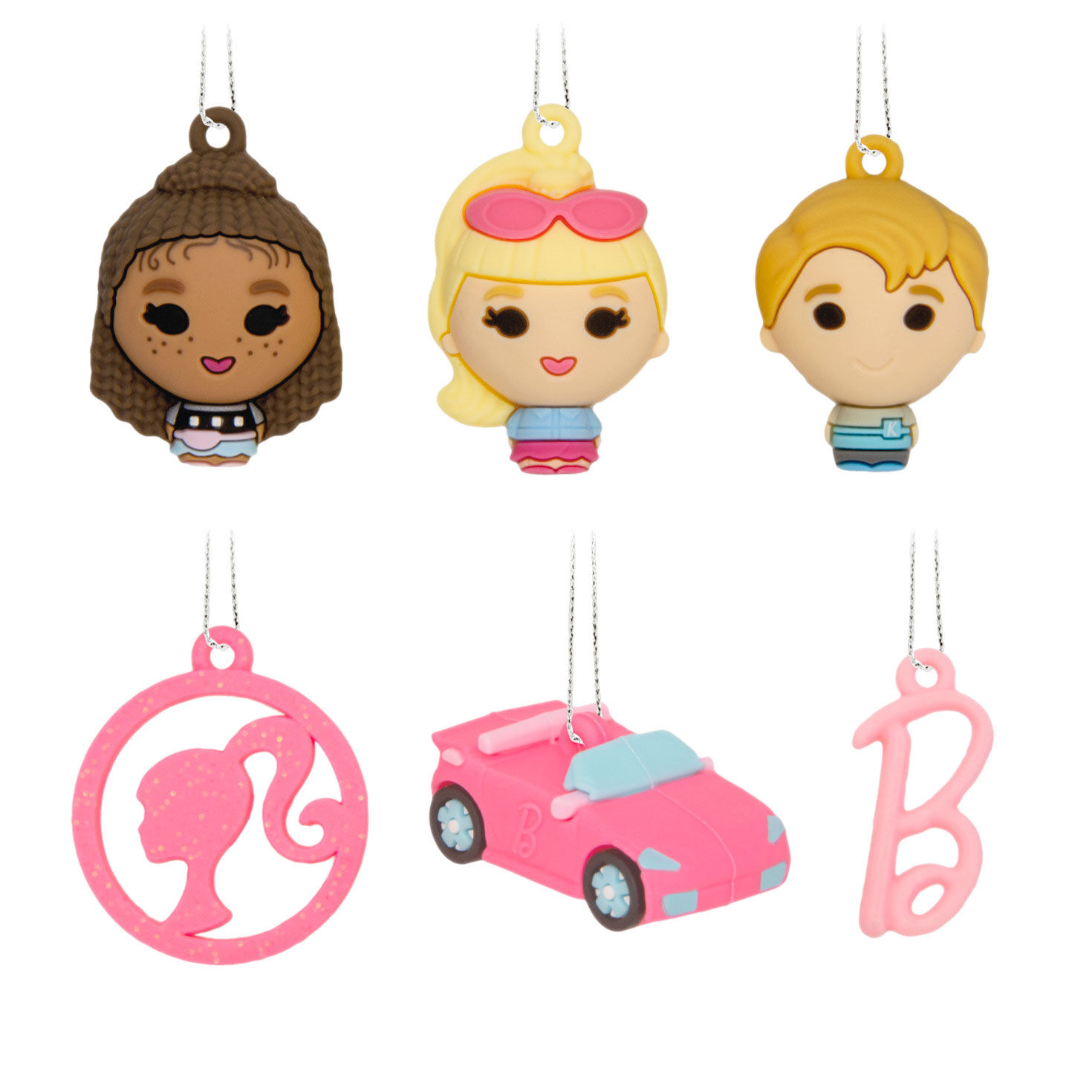 Mini Barbie™ Shatterproof Hallmark Ornaments, Set of 6