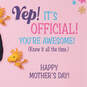 Peanuts® Snoopy Awesome Nana Checklist Mother's Day Card, , large image number 2