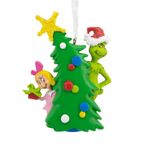 Dr. Seuss's How the Grinch Stole Christmas!™ Grinch With Cindy-Lou Who Hallmark Ornament, 