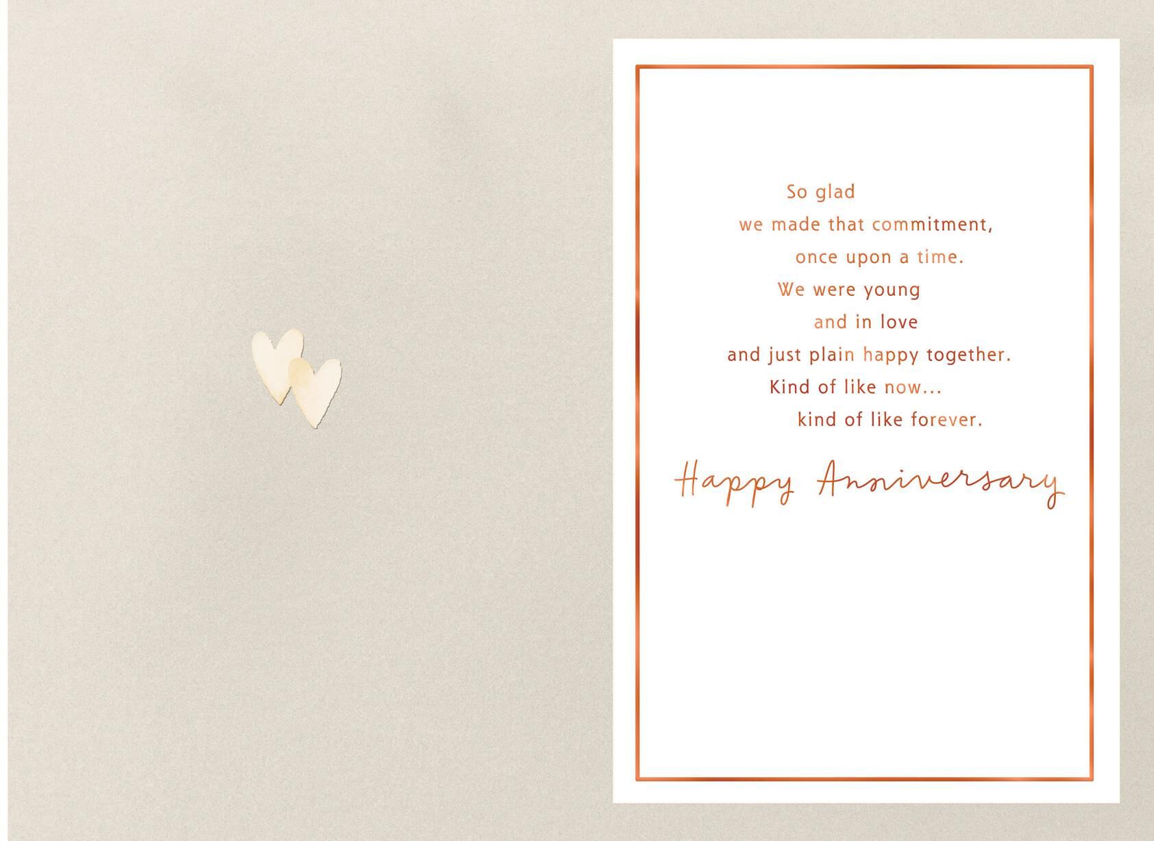 Our Love Is Beautiful Anniversary Card