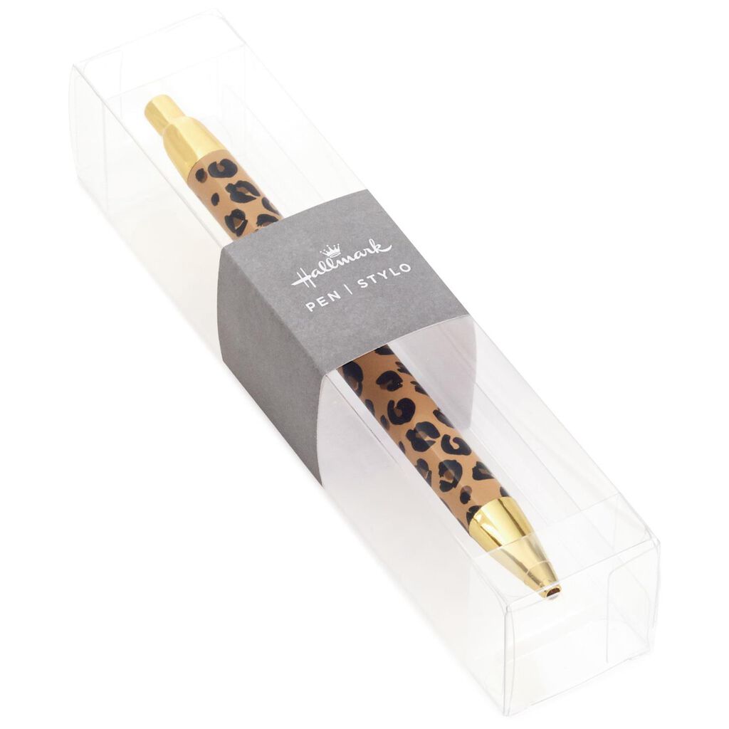 Leopard Print Pen Desk Accessories Hallmark