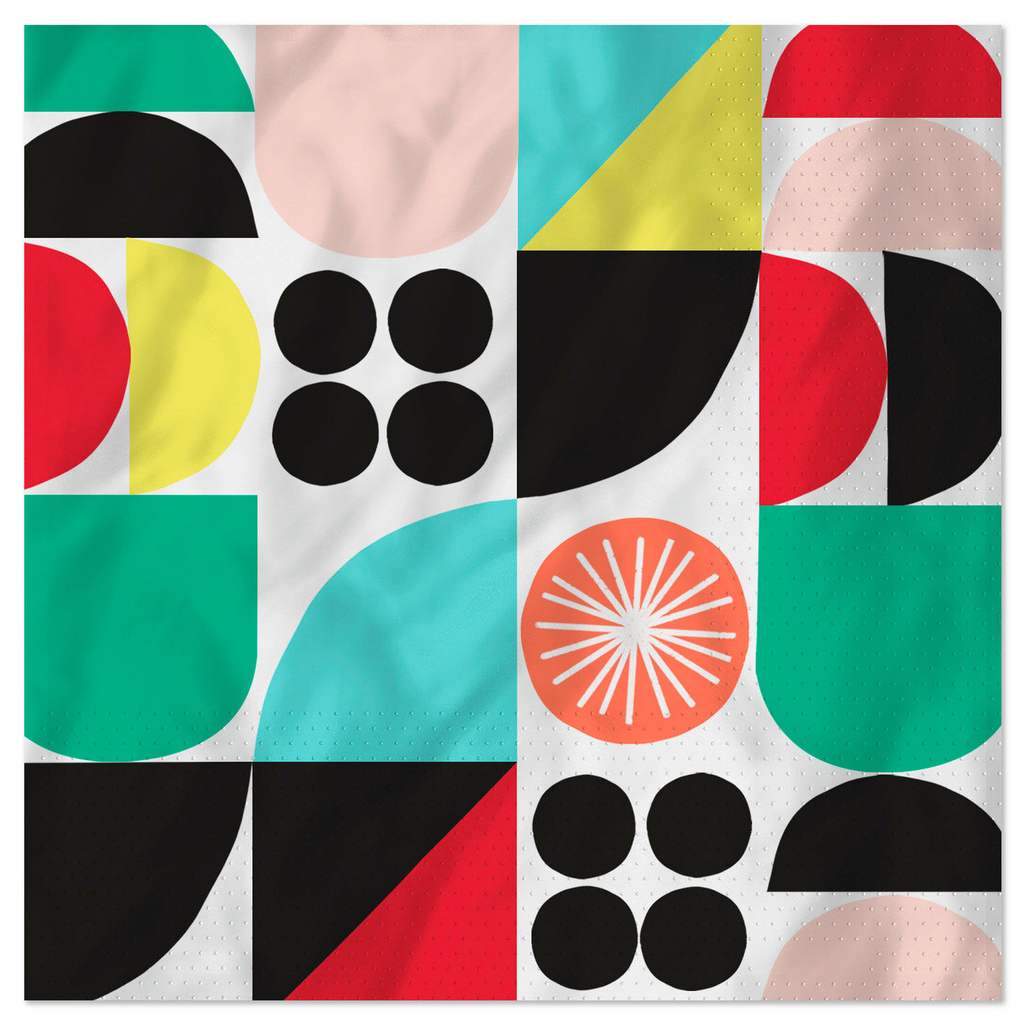 Multicolor Mod Dinner Napkins, Set of 16 for only USD 4.99 | Hallmark