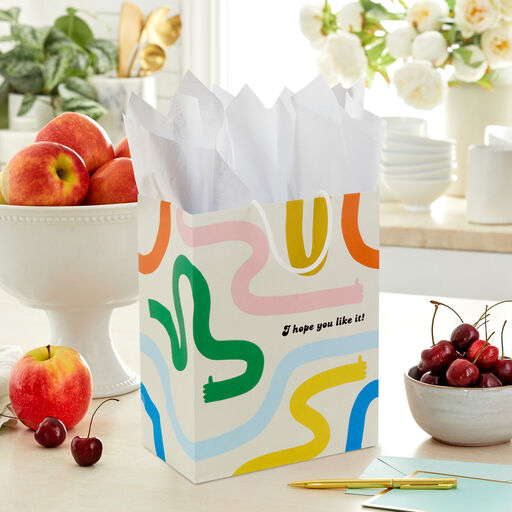 9.6" Hope You Like It Medium Gift Bag, 