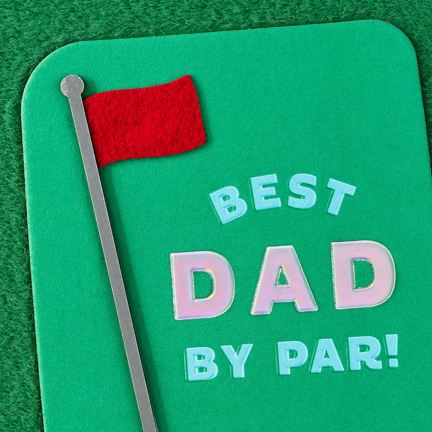 Golf Green Birthday Card for Dad Card Front Detail image number 4