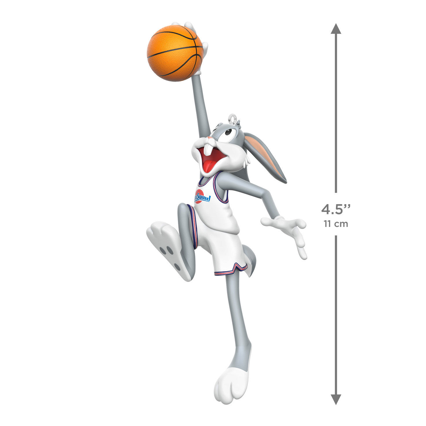 Space Jam 30th Bugs Bunny Keepsake Ornament measurement image number 3