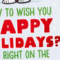 Dog's Tongue Pop-Up Money Holder Christmas Card Card Front Detail image number 5