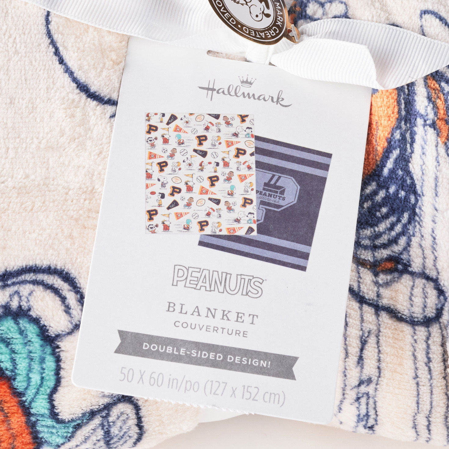 Peanuts Athletic Club 2-Sided Throw Blanket package tag image number 6