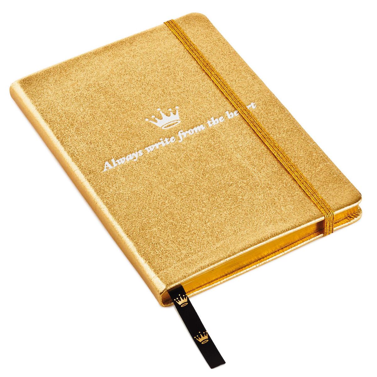 Gold Hallmark Crown Hardcover Journal Journals Hallmark
