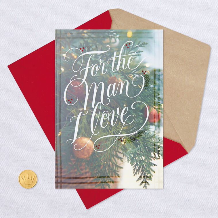 For the Man I Love Romantic Christmas Card - Greeting Cards | Hallmark for-the-man-i-love-romantic-christmas-card-greeting-cards-hallmark