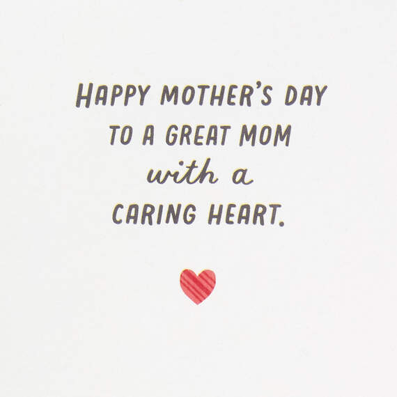 A Mom's Heart Pie Chart Mother's Day Card, , large image number 2