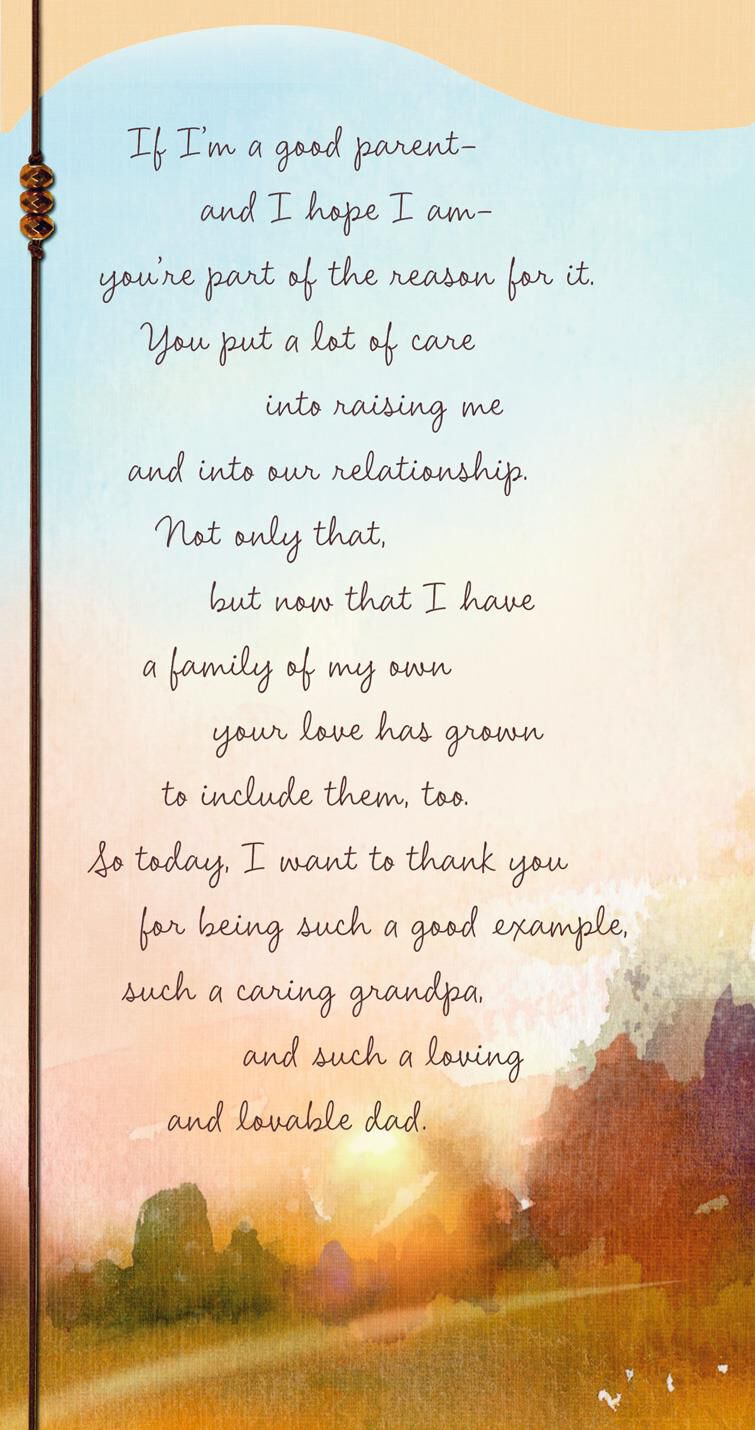 My Lovable Dad Father's Day Card