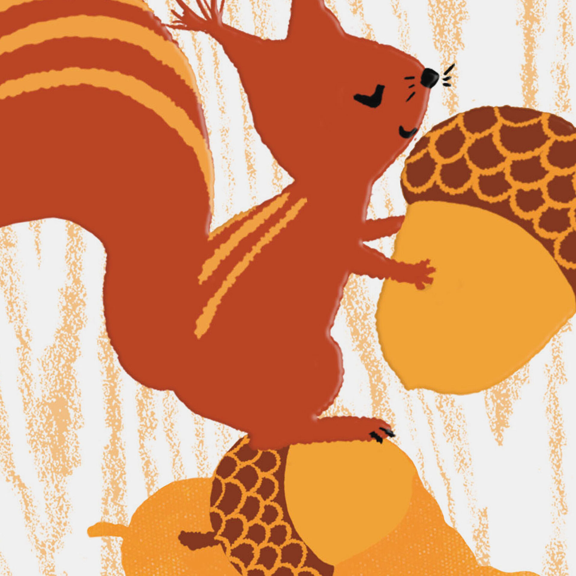 Squirrel With Nuts Spanish Language Thank You Card Greeting Cards Hallmark