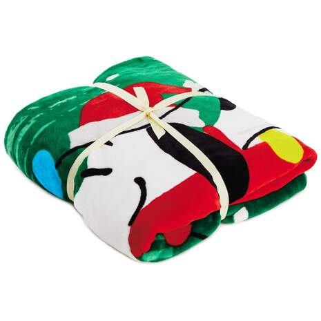 Peanuts® Snoopy Christmas Doghouse Blanket, 50" x 60", , large