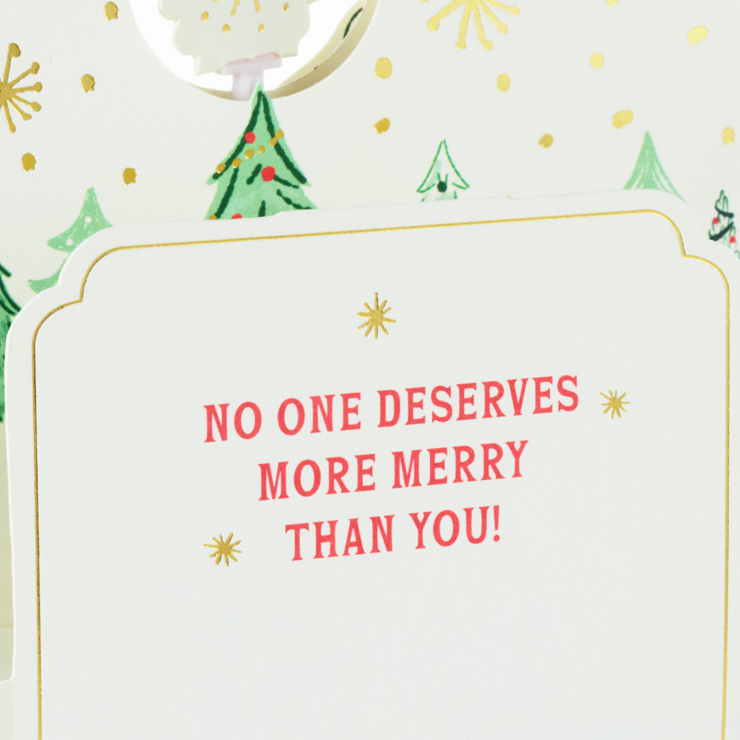 Mickey and Minnie Caroling Musical 3D Christmas Card Sentiment image number 4