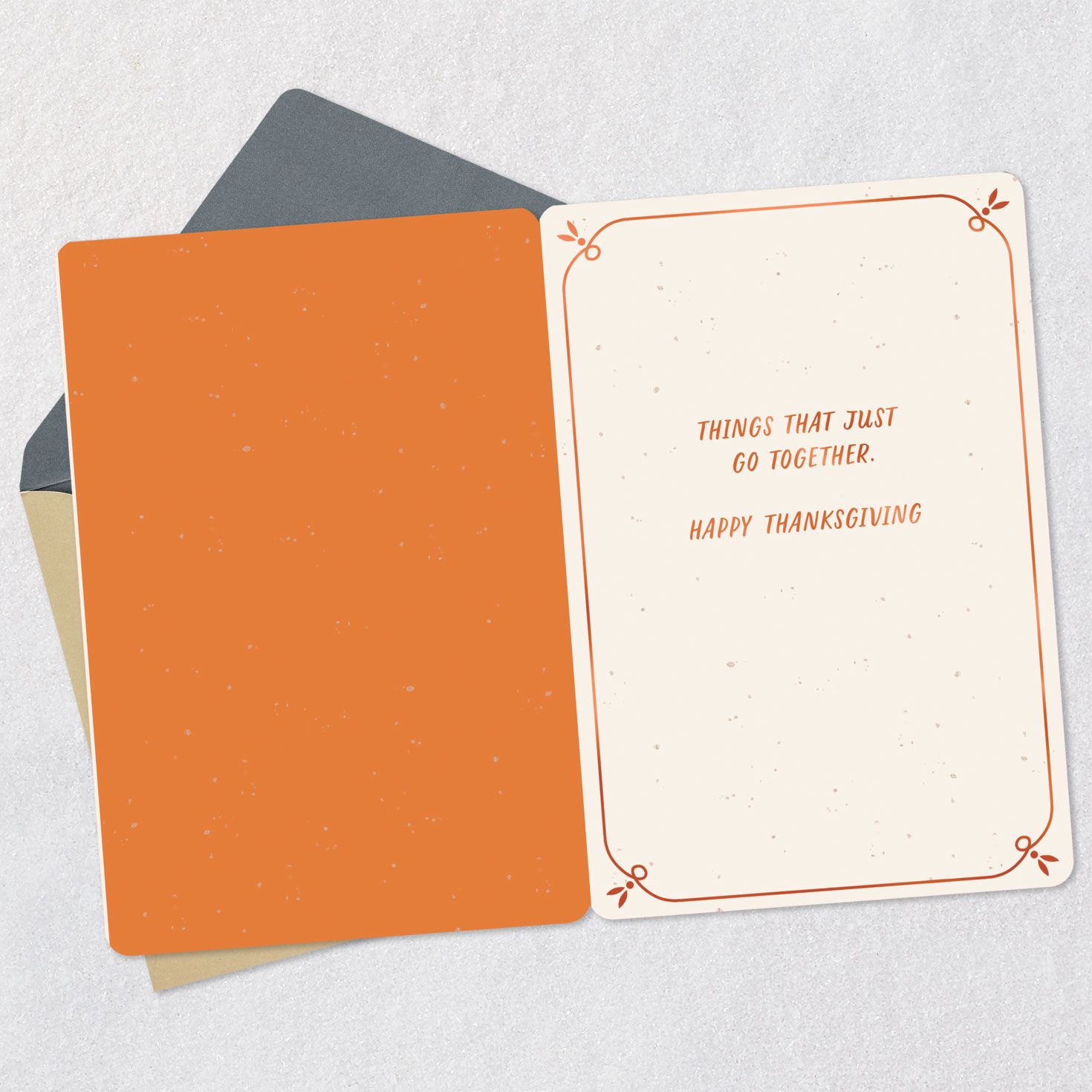 We Just Go Together Romantic Thanksgiving Card for only USD 2.99 | Hallmark