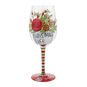 Lolita Best Christmas Ever Silver Bells Wine Glass front image number 1