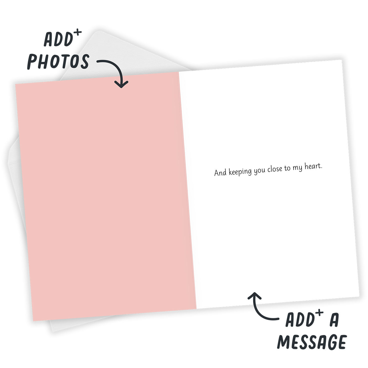 Peanuts&reg; Snoopy Sending Love Custom Card, , large image number 3