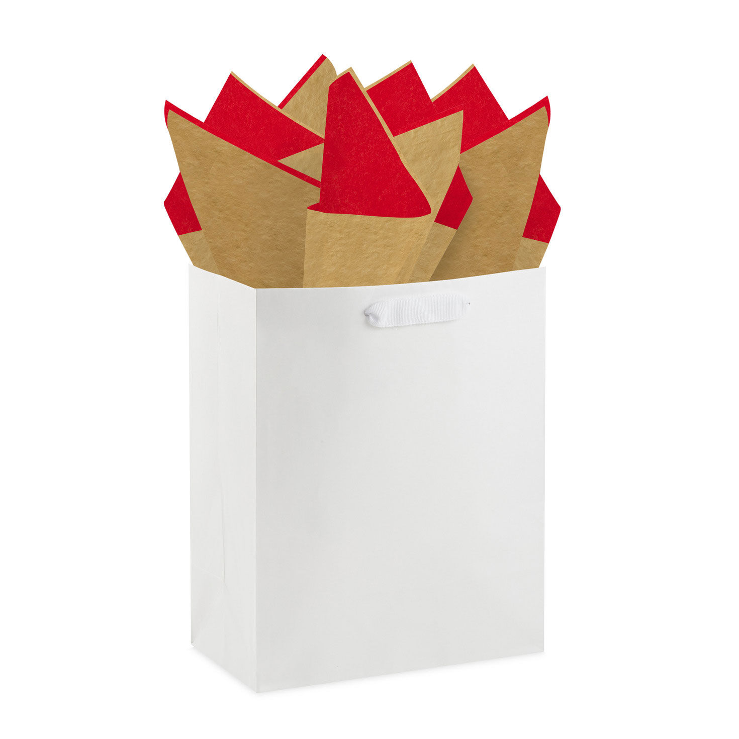 Red and Gold Tissue Paper Pack In use image number 5