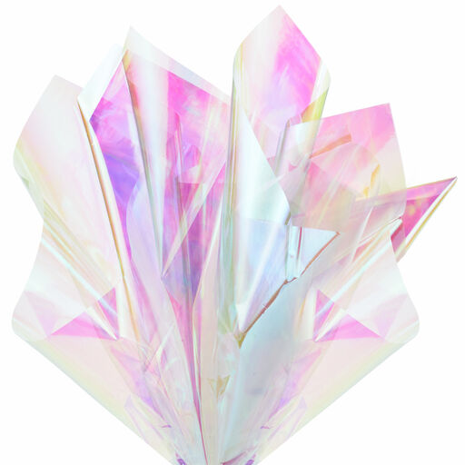 Iridescent Cellophane Tissue Paper, 4 sheets, 