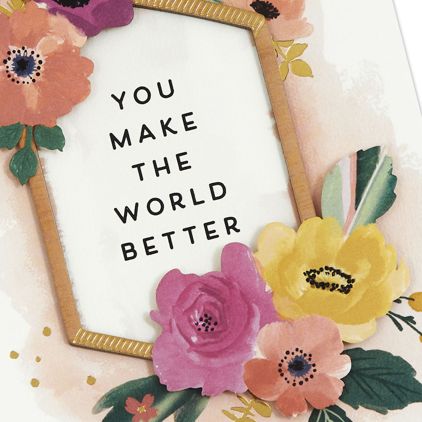 Floral Frame Friendship Card Card Front Detail image number 4