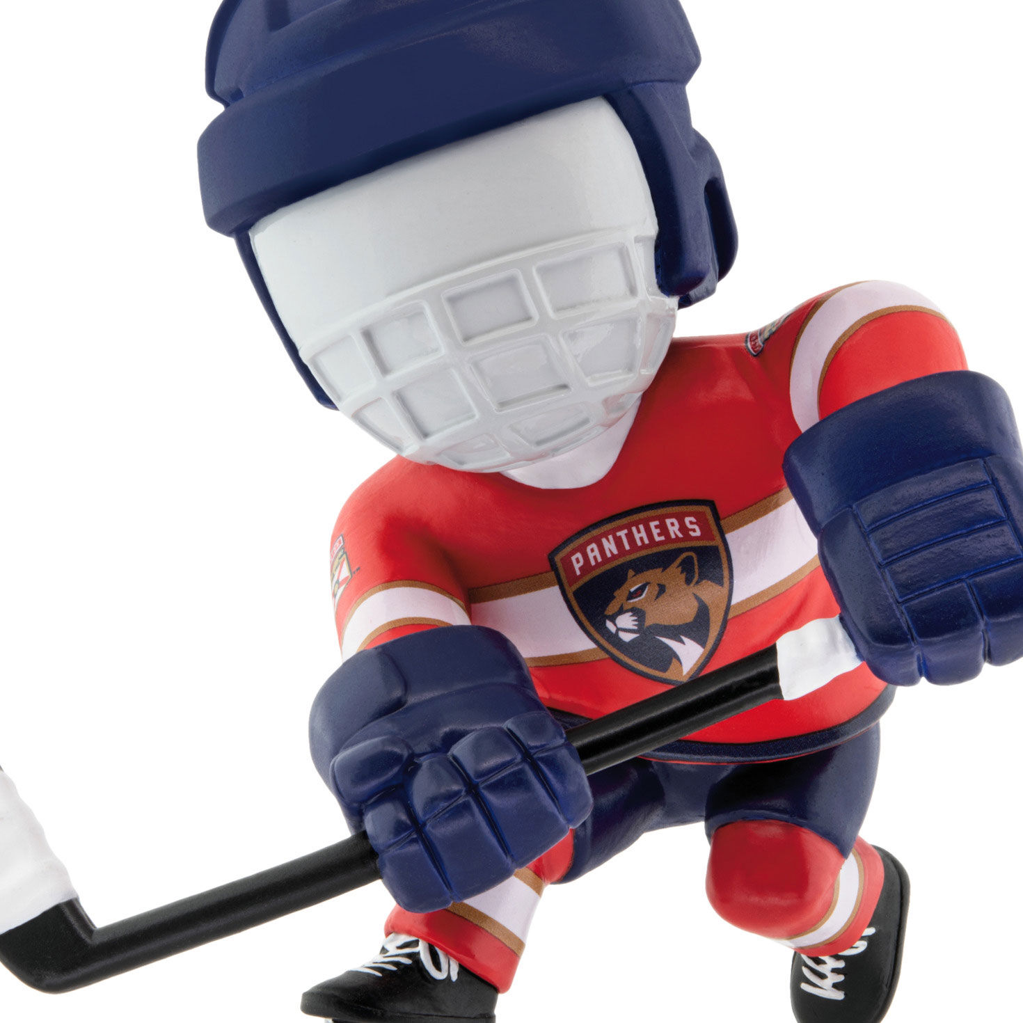 Florida Panthers Hockey Player Christmas Ornament closeup view image number 5