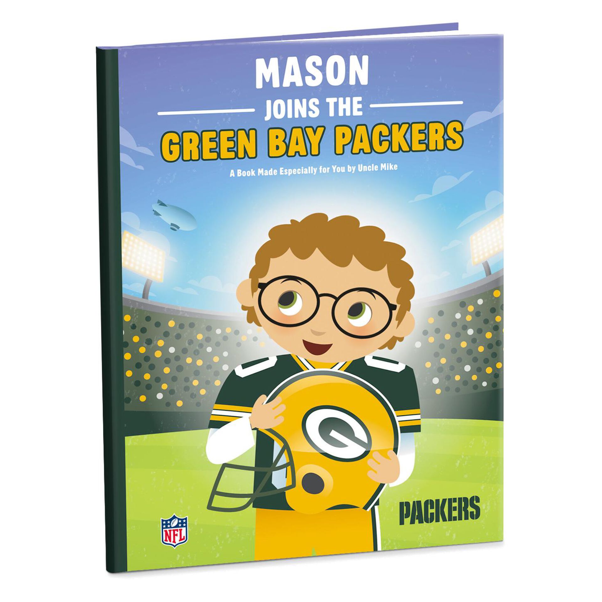 Green Bay Packers Nfl Football Personalized Book Personalized Books Hallmark