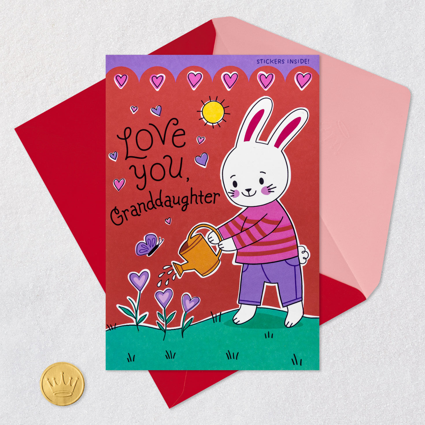 No Better Gift Than You Valentine's Day Card for Granddaughter With Stickers for only USD 4.99 | Hallmark