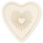 Gold and Ivory Heart-Shaped Dessert Plates, Set of 8, , large image number 1