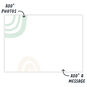 Personalized Pastel Half Circles Photo Card  image number 3