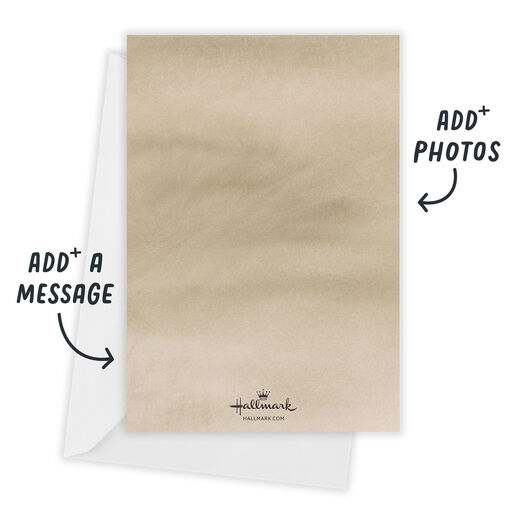 Glory to God Religious Flat Christmas Photo Card, 