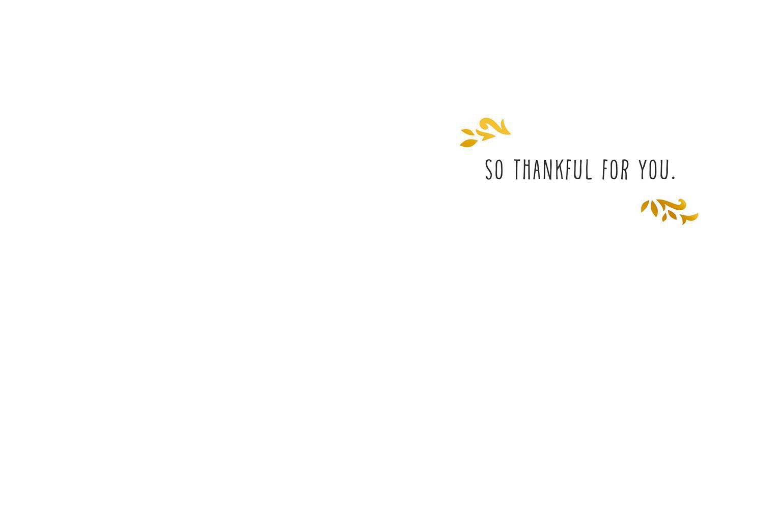 You Mean So Much Thank You Card