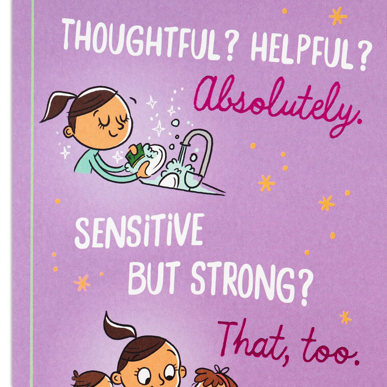 You're the Perfect Daughter Funny Birthday Card, , large image number 2