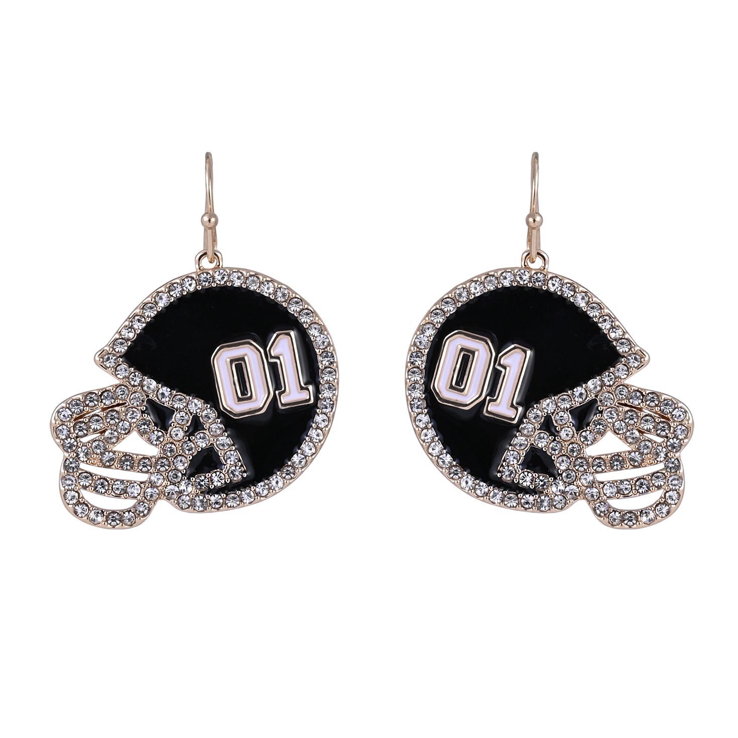Game Day Football Helmet Earrings front image number 3