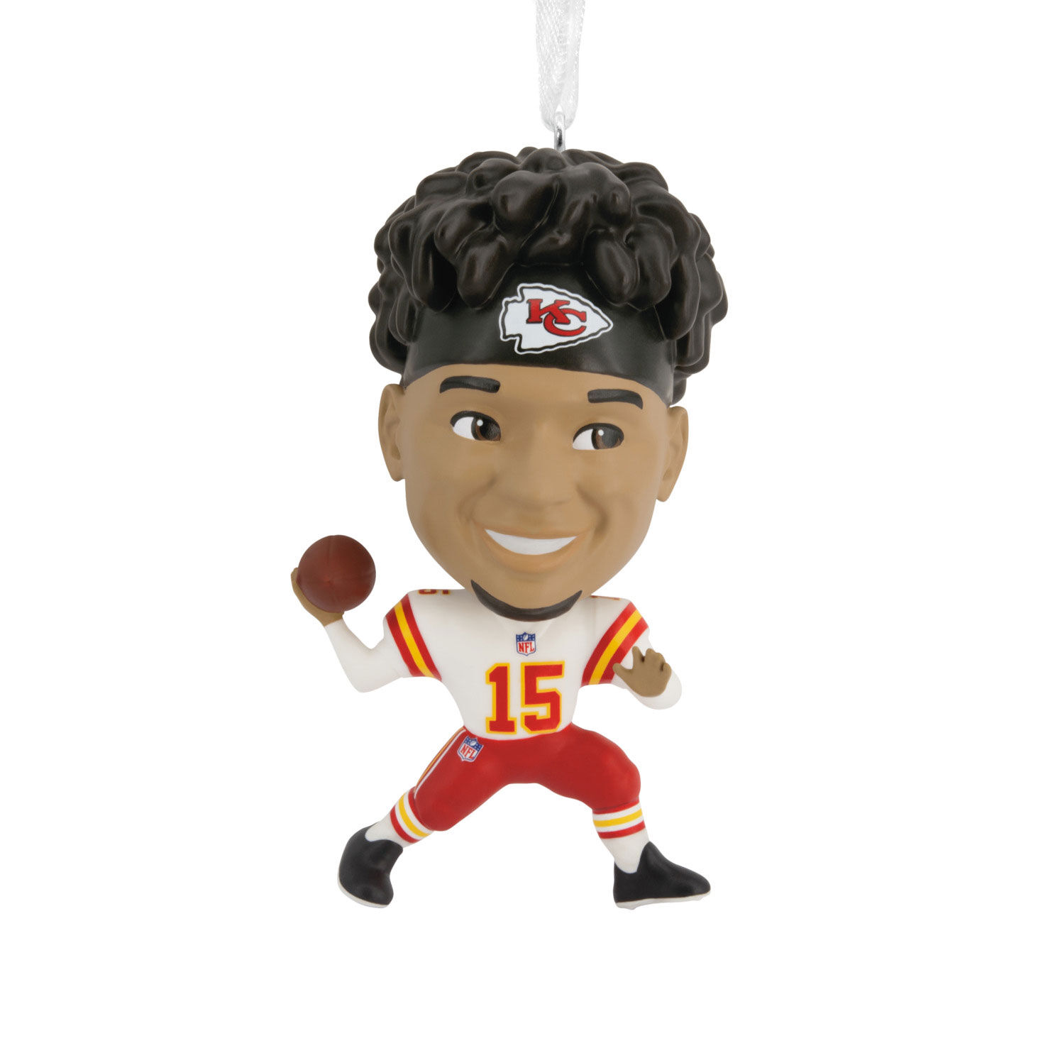 NFL Kansas City Chiefs Patrick Mahomes Bobblehead Ornament for only USD 19.99 | Hallmark