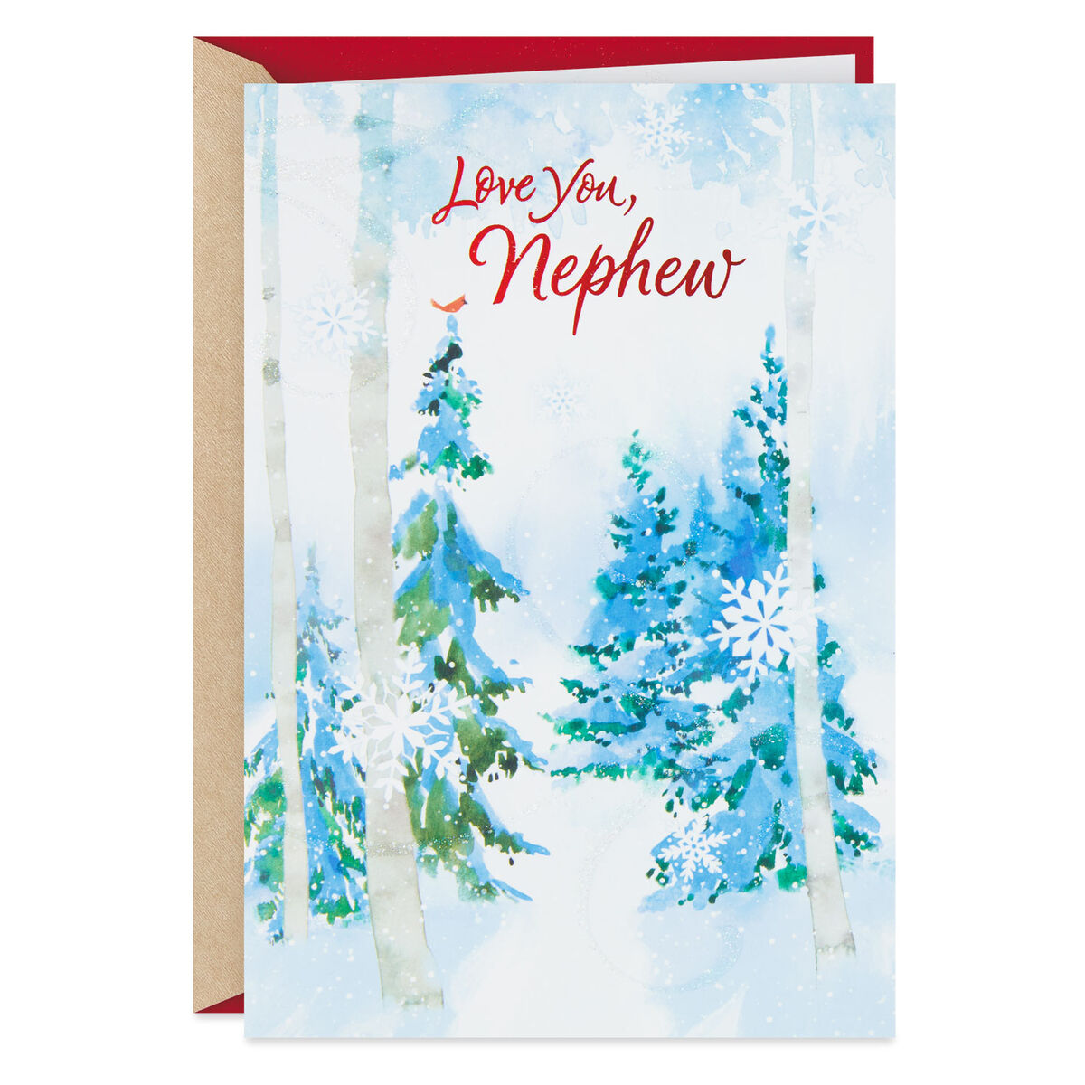 Love You, Nephew Christmas Card - Greeting Cards - Hallmark