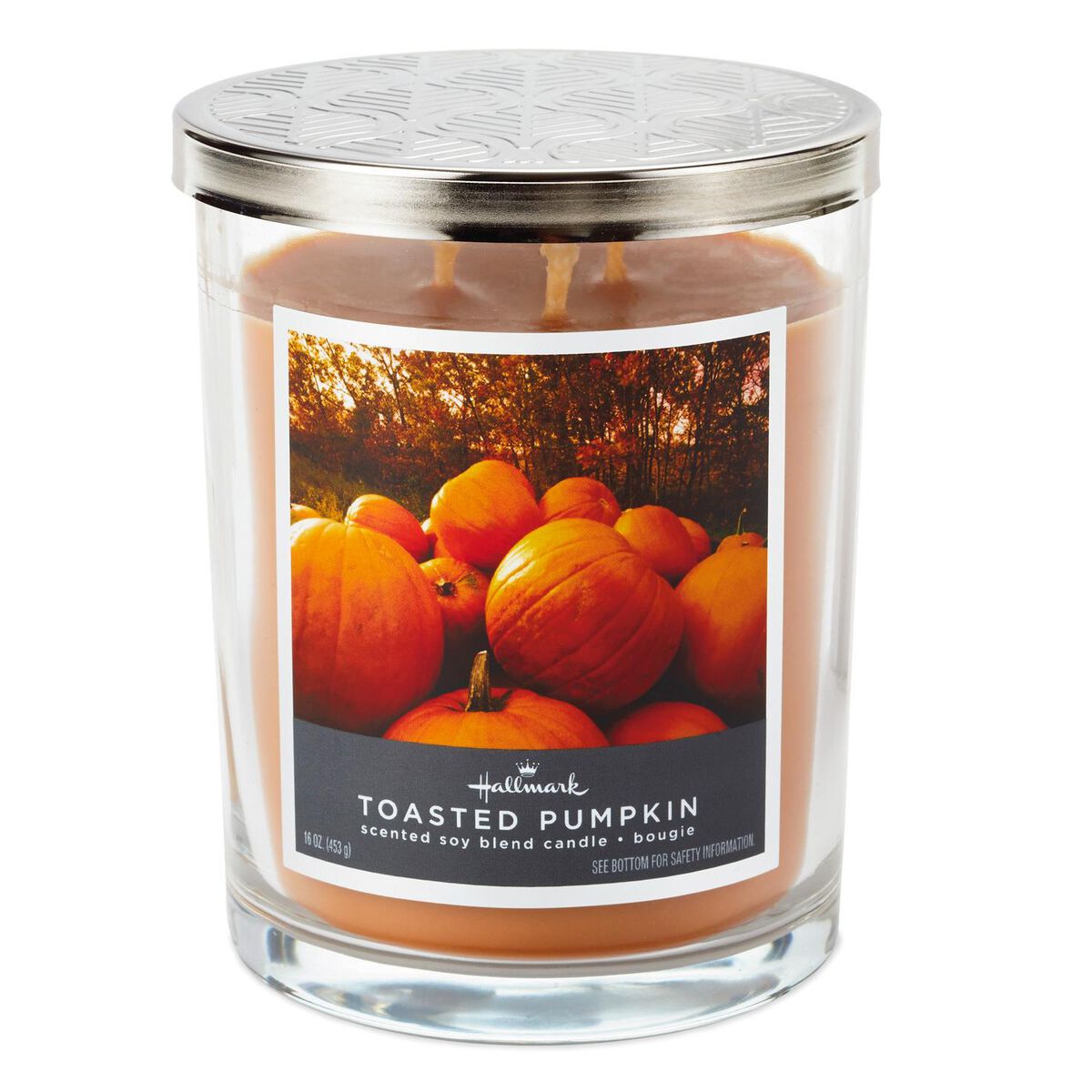 Toasted Pumpkin 3Wick Jar Candle, 16 oz. Candles Hallmark