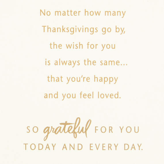So Grateful for You Thanksgiving Card for Son, , large image number 2