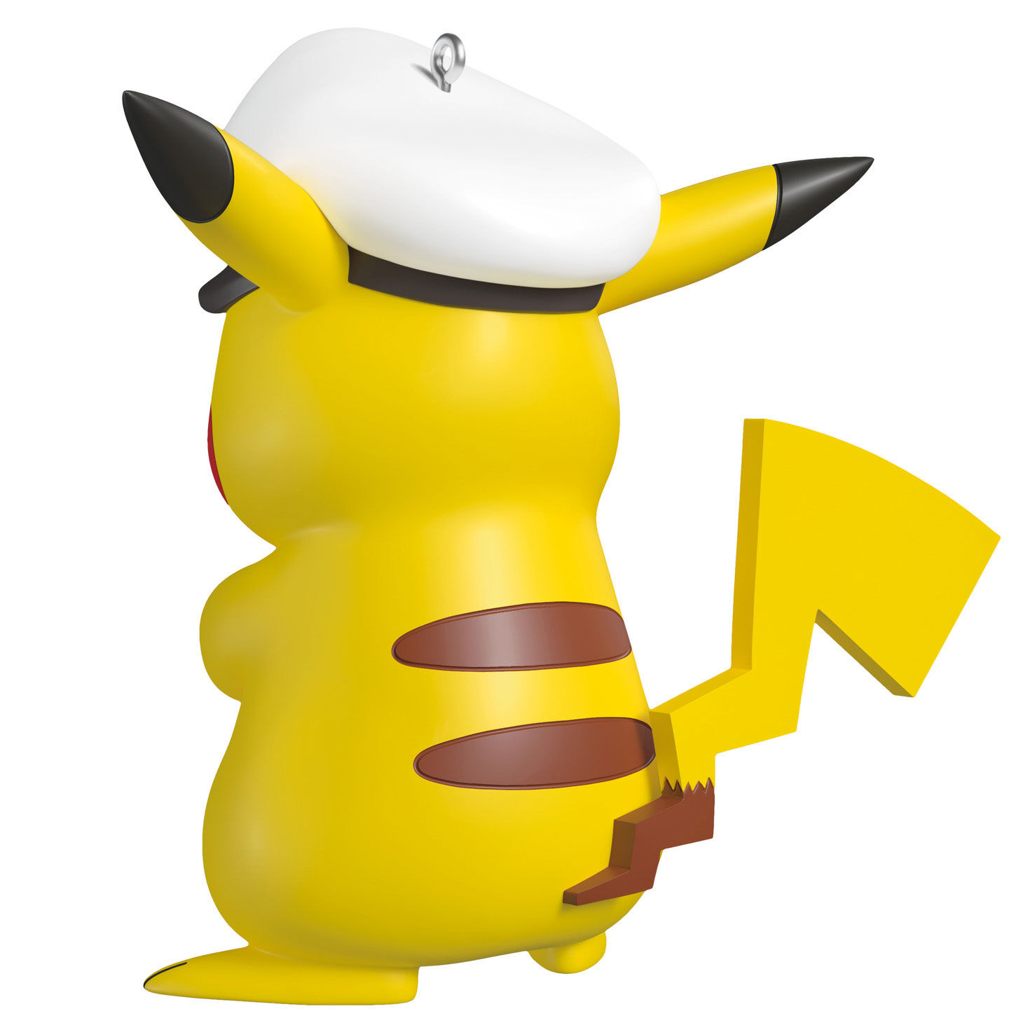 Pok&eacute;mon Pikachu in Captain Hat Keepsake Ornament Back image number 6