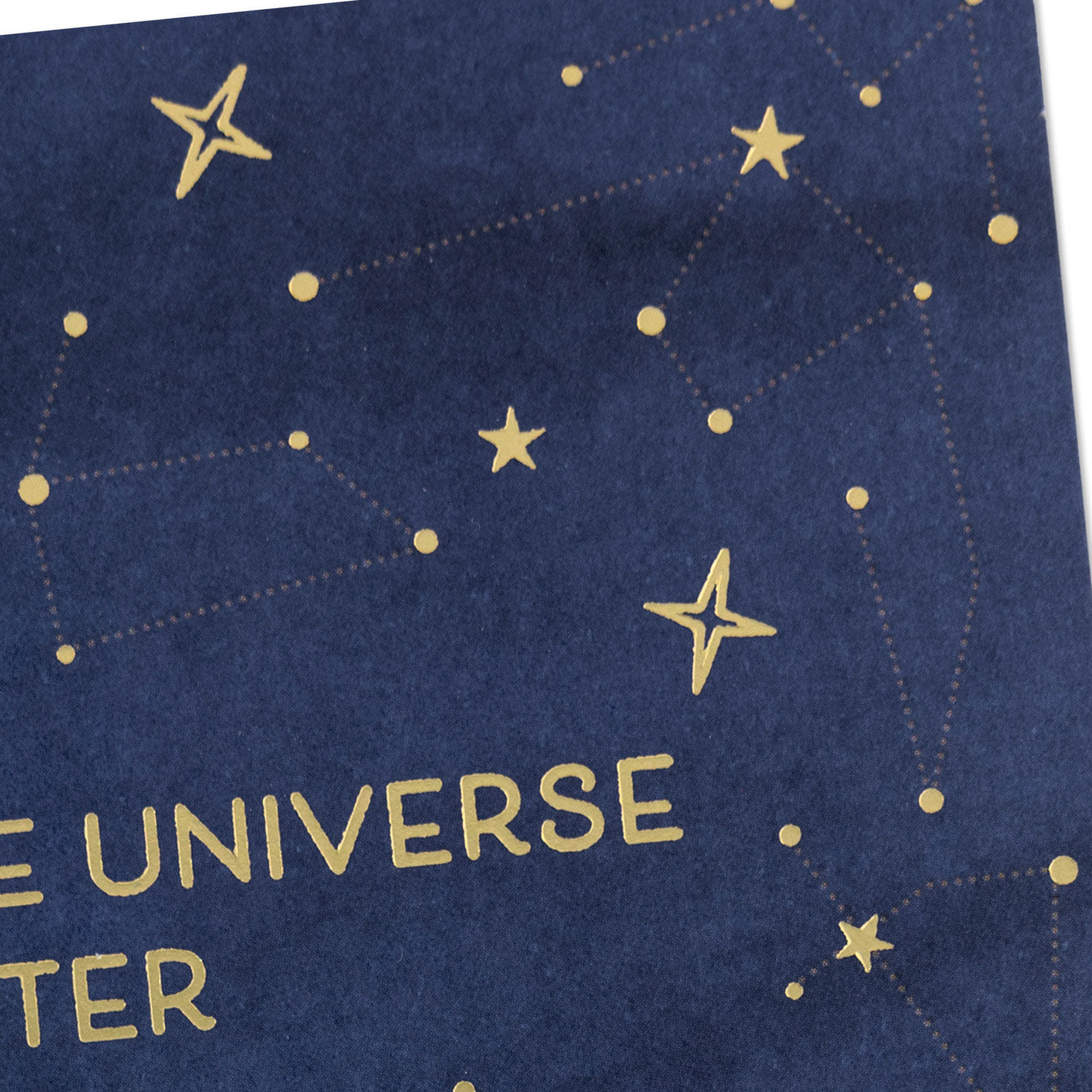 Stars on Navy Blue Blank Thank You Note Cards Pack  image number 3