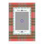 Red Green Blue Plaid Personalized Christmas Photo Card Card Front indicating personalization image number 5