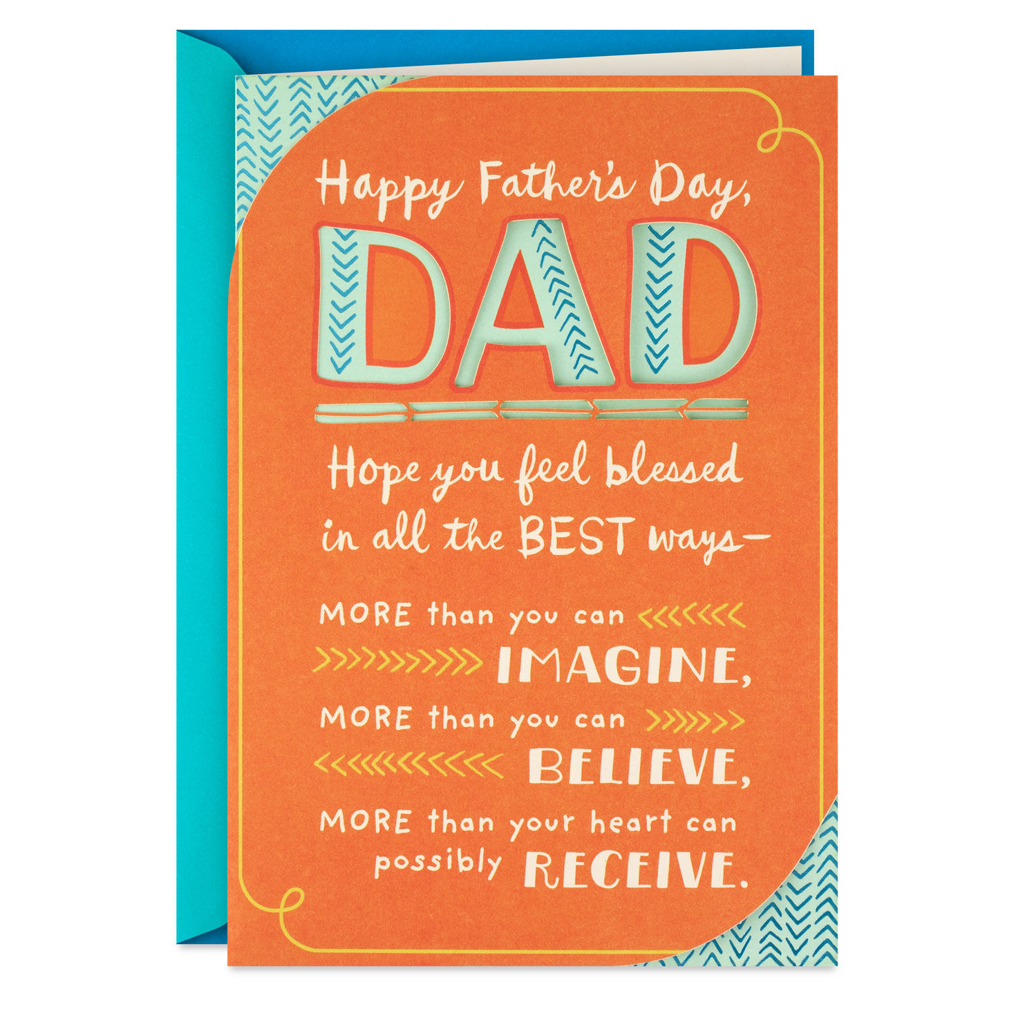 Blessed in All the Best Ways Religious Father's Day Card for Dad