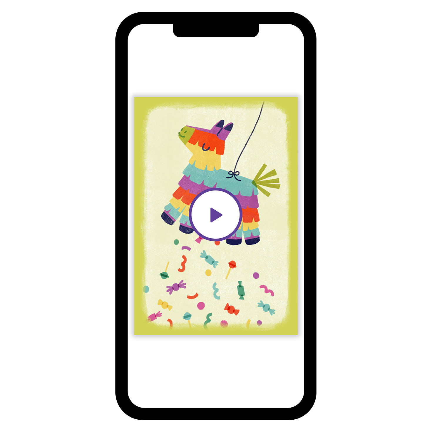 Fun Piñata Birthday eCard