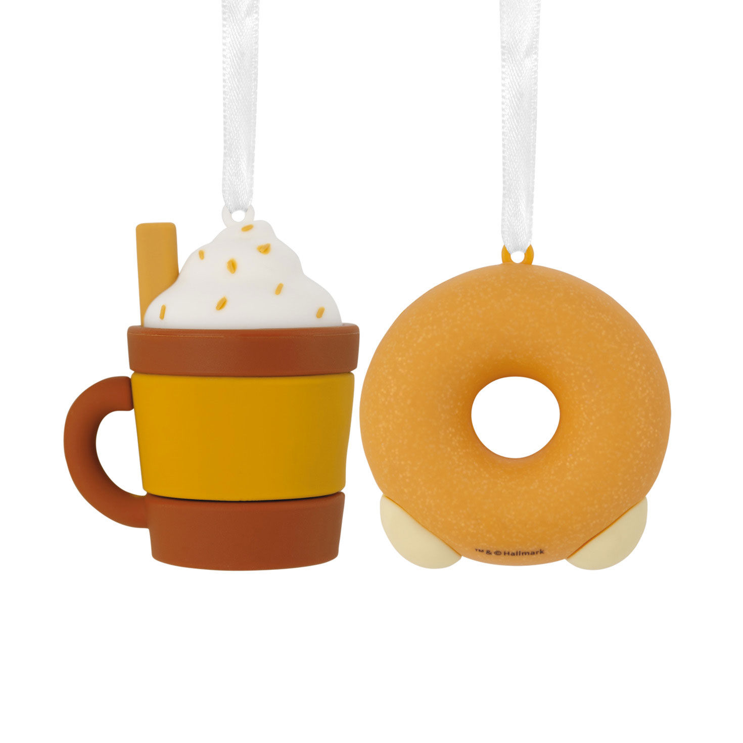 Better Together Apple Cider Donut and Festive Drink Magnetic Hallmark Ornaments, Set of 2 for only USD 11.49 | Hallmark