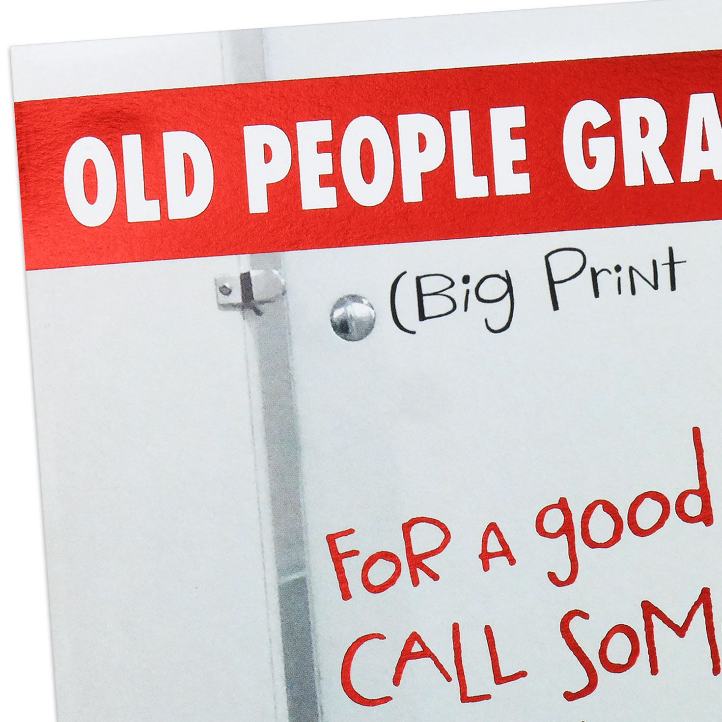 Big Print Graffiti Getting Older Birthday Card Card Front Detail image number 5