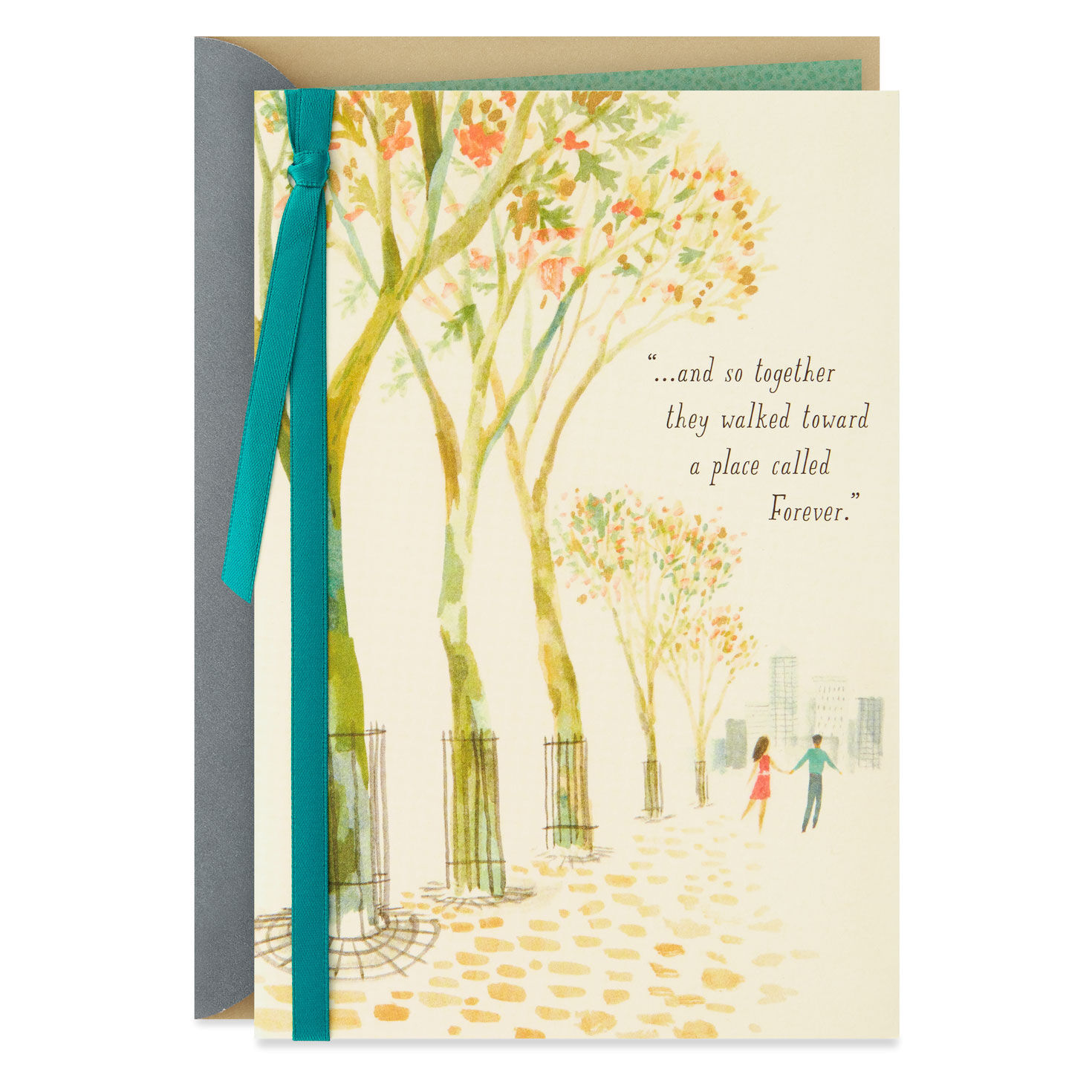 Walking Toward Forever Engagement Card