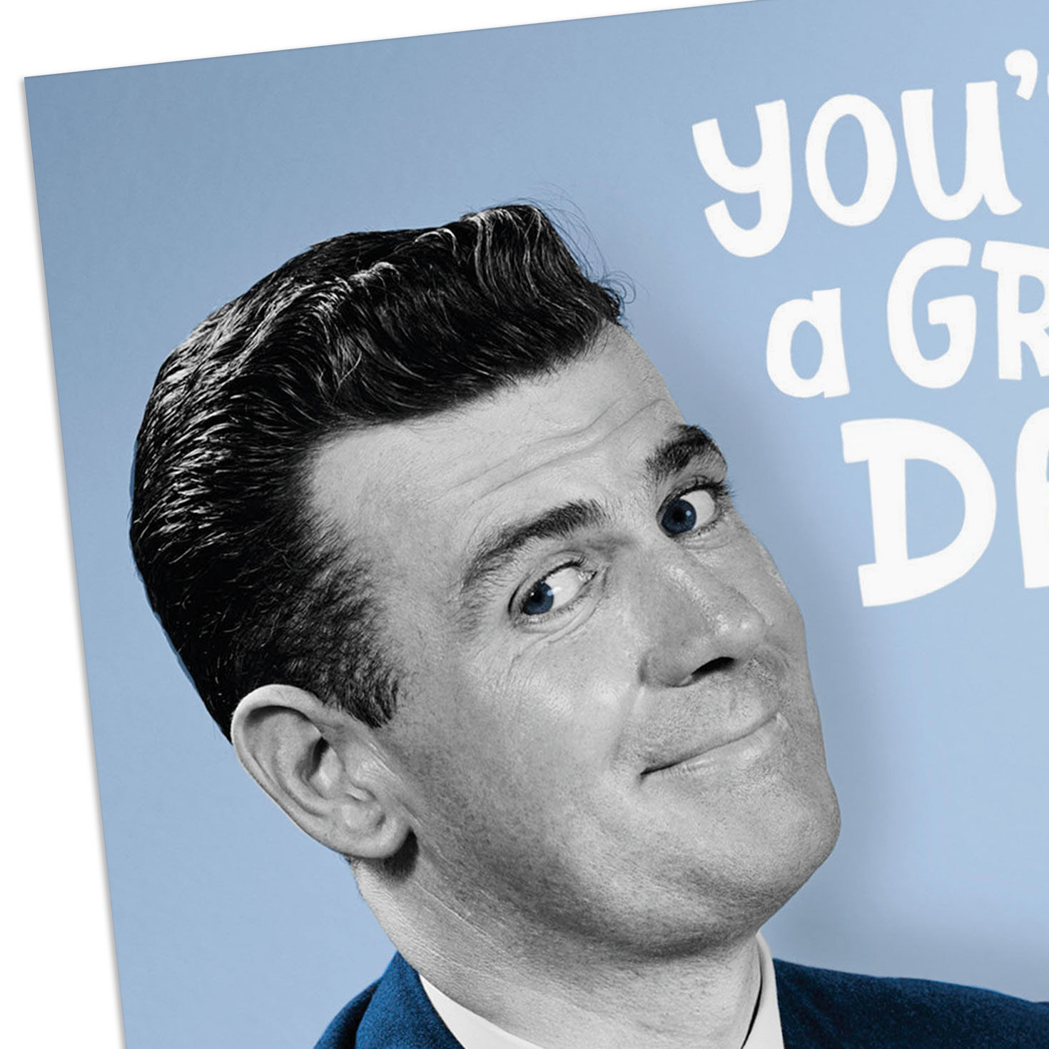 Vintage Dad Photo Father's Day Card Card Cover Detail image number 4